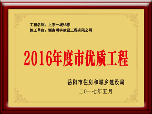 2016年(nián)度市(shì)優先工(gōng)程